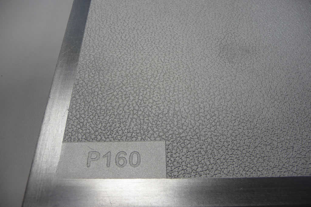 Chromage sur aluminium Grain p160 